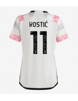 Juventus Filip Kostic #11 Venkovní Dres pro Dámské 2023-24 Krátký Rukáv